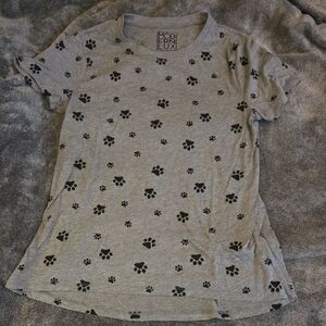 Modern Lux Paw Print Top